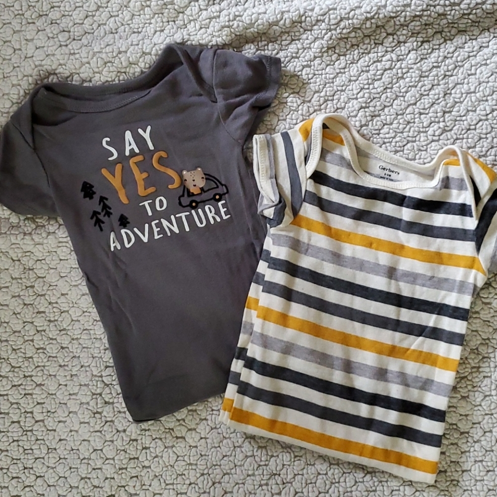 Adorable 6/9M onesies